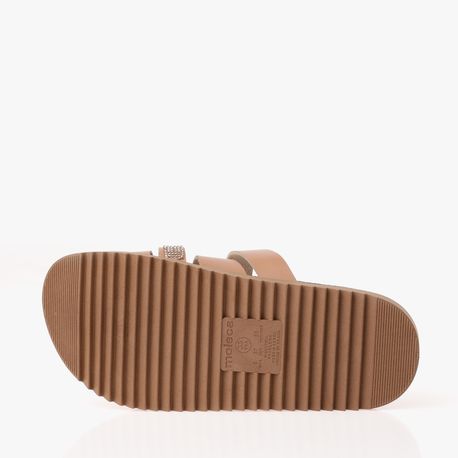 RASTEIRA SANDALIA HERMES STRASS 550102 NUDE/LIGHT BEIGE 35