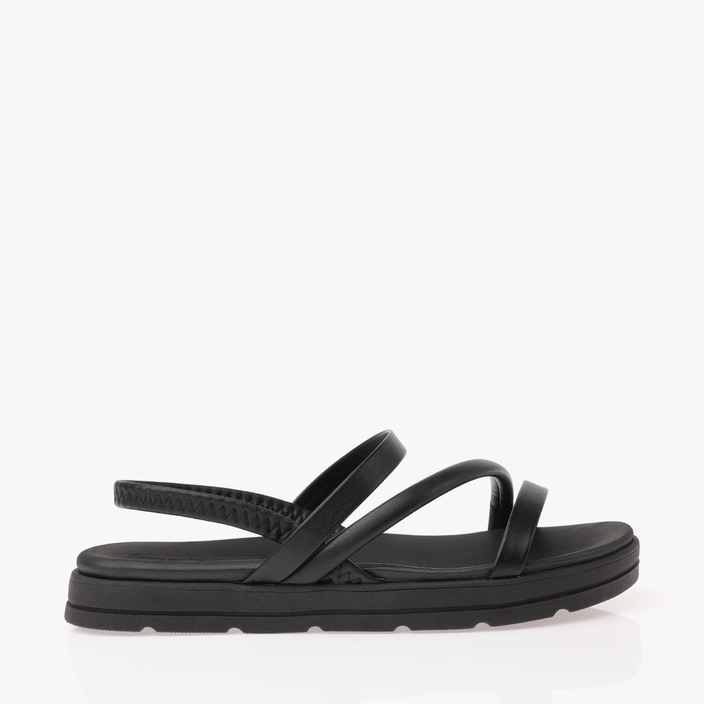 RASTEIRA SANDALIA 3 TIRAS CALCE FACIL 5490104 PRETO 38
