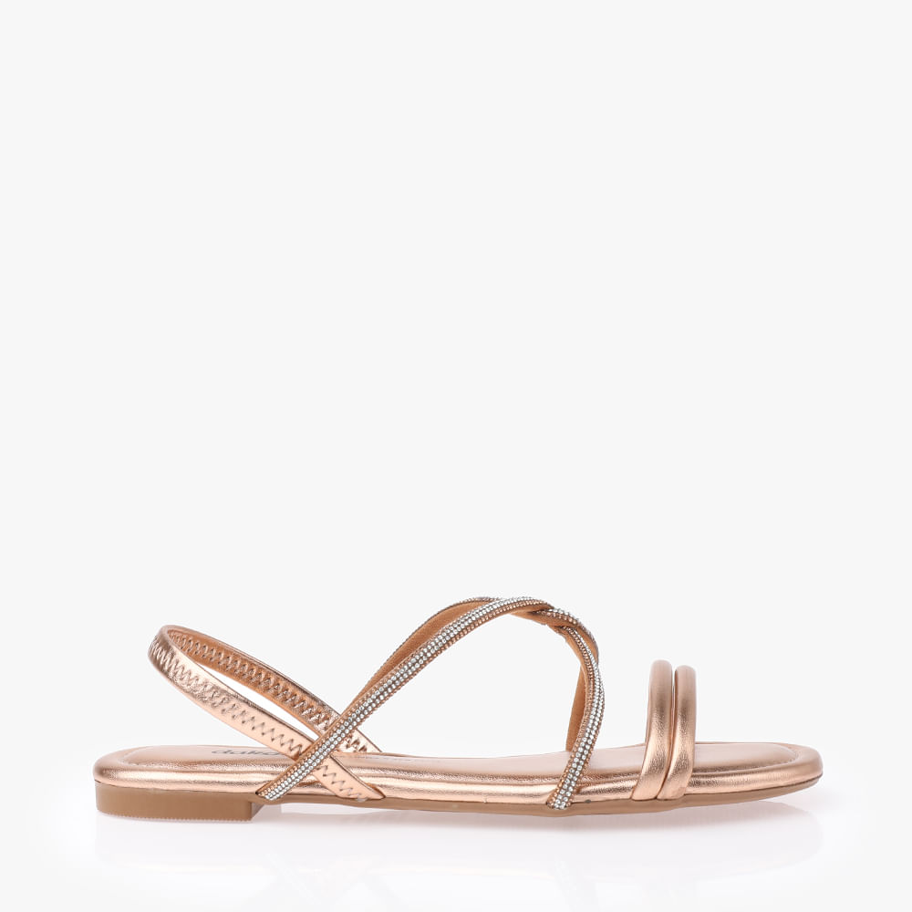 RASTEIRA TIRA CRUZADA Y6976 006-ROSE METAL/OURO VELHO TIRA 36