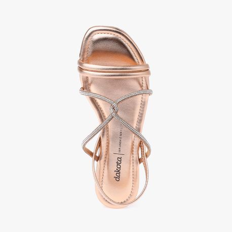 RASTEIRA TIRA CRUZADA Y6976 006-ROSE METAL/OURO VELHO TIRA 36