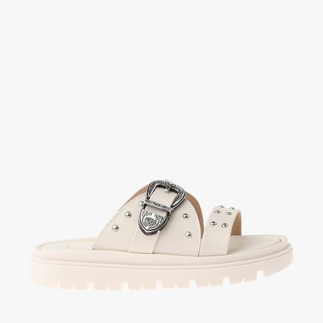 RASTEIRA SANDALIA FIVELA PIN  BCO OFF NP 35