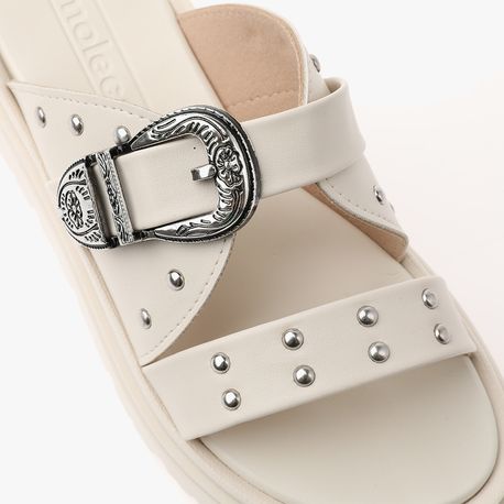RASTEIRA SANDALIA FIVELA PIN  BCO OFF NP 35
