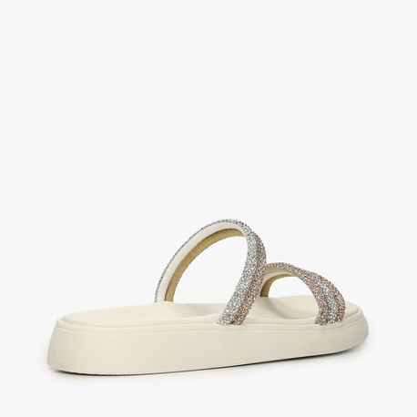 RASTEIRA SANDALIA BRILHOS 5469135 BCO OFF/CRISTAL/SILVER/BCO/OURO ROSASO/SILVER/BEGE 34