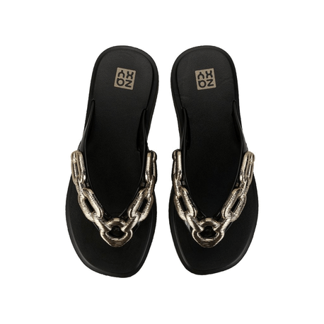 zaxy chain 19154 BJ872 PRETO/OURO LIGHT 33/34