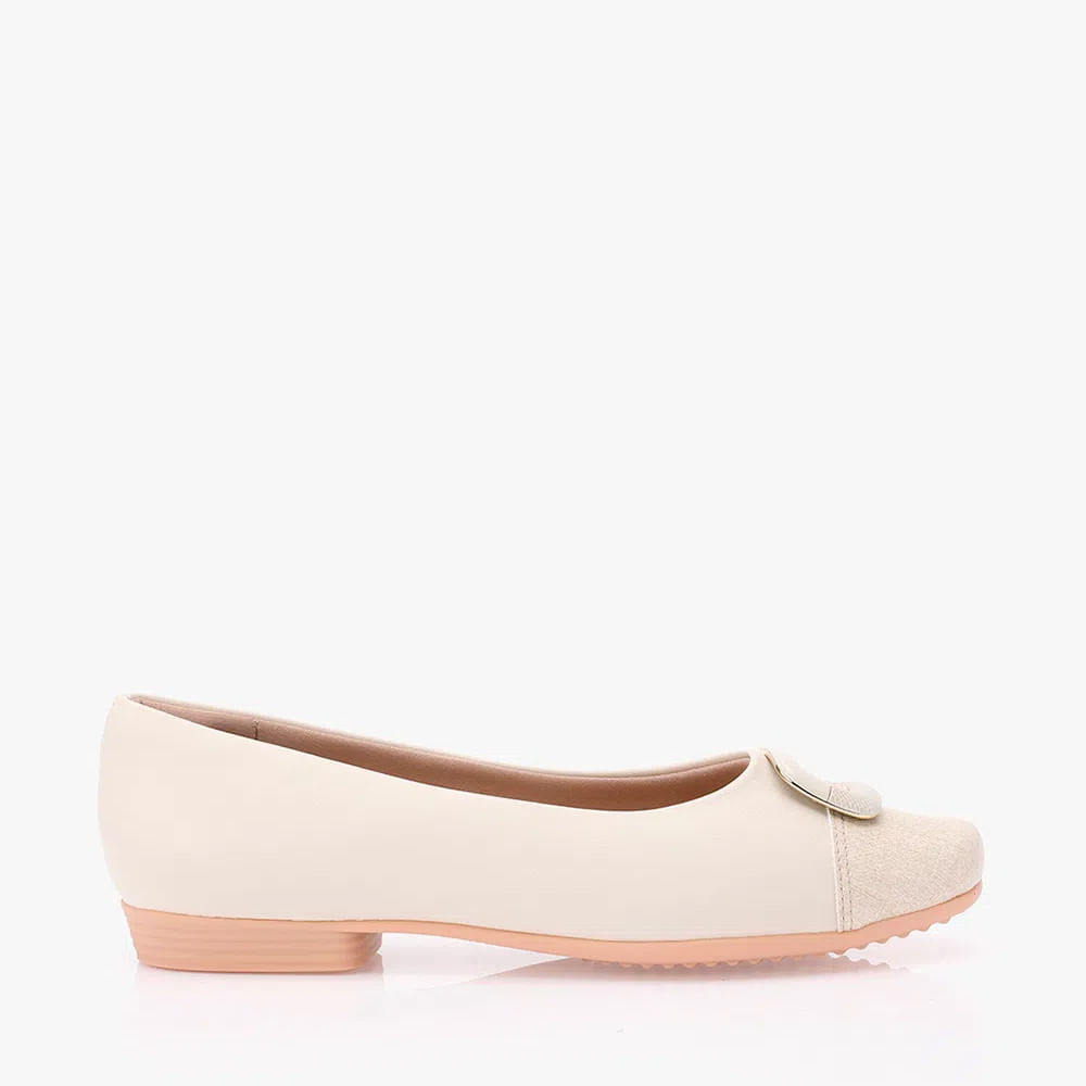 SAPATILHA MONTADA BICOLOR 250201 OFF WHITE/NATURAL 37