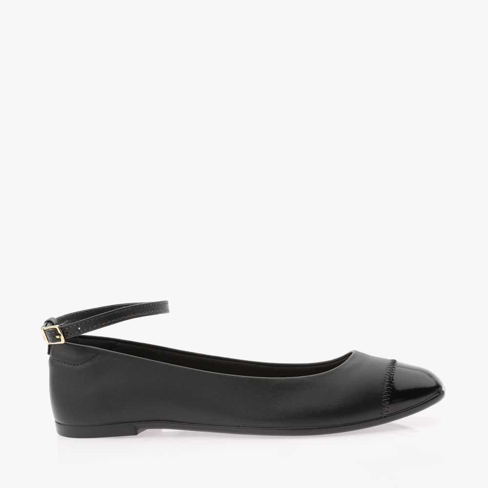 SAPATILHA BICO QUADRADO CHANEL BICO QUADRADO 5735222 PRETO 34