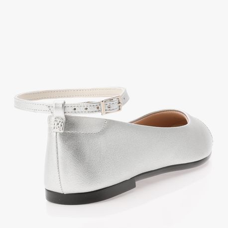 SAPATILHA BICO QUADRADO CHANEL BICO QUADRADO 5735222 PRATA/PRETO 40