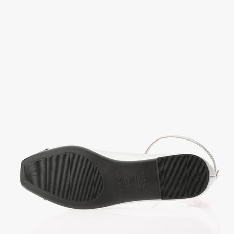 SAPATILHA BICO QUADRADO CHANEL BICO QUADRADO 5735222 PRATA/PRETO 40