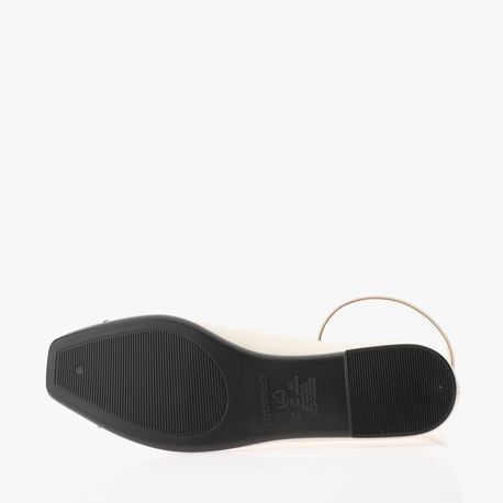 SAPATILHA BICO QUADRADO CHANEL BICO QUADRADO 5735222 BCO OFF/PRETO 35