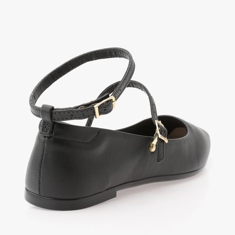 SAPATILHA 2 PULSEIRA BICO QUADRADO 5735224 NP PRETO 34