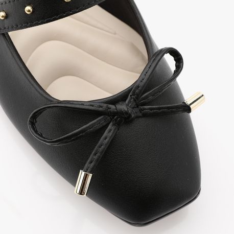SAPATILHA PULSEIRA E LACO   BICO QUADRADO 5735226 NP PRETO 35
