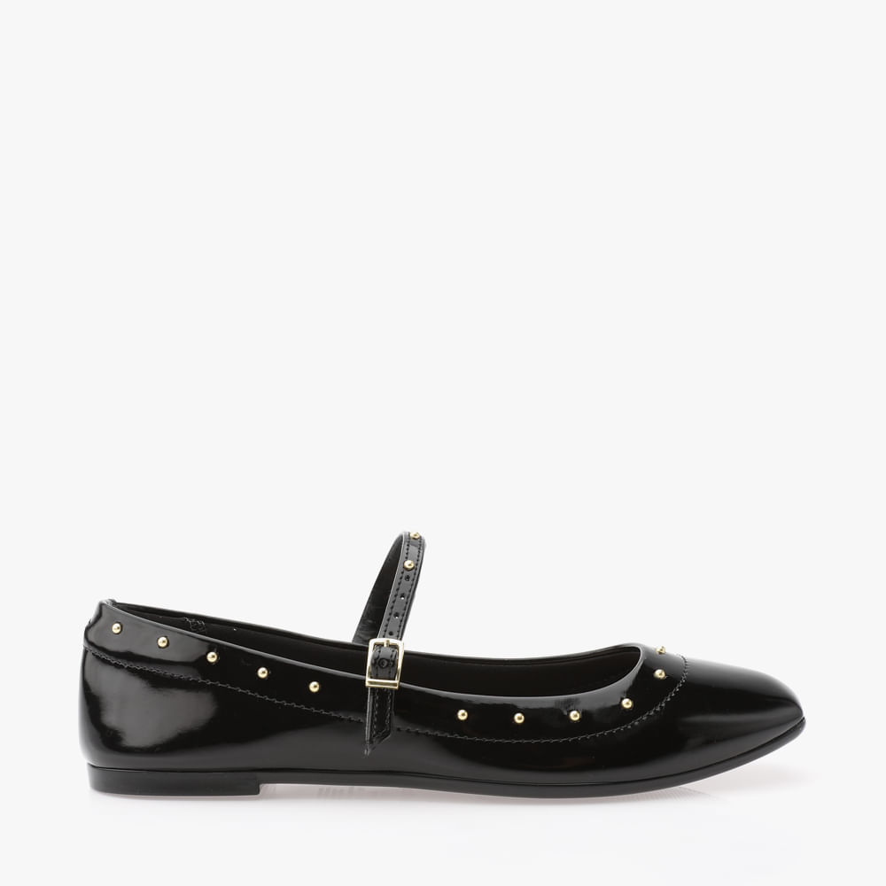 SAPATILHA TACHAS  BICO QUADRADO 5735223 VZ PRETO 34