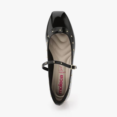 SAPATILHA TACHAS  BICO QUADRADO 5735223 VZ PRETO 34