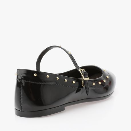 SAPATILHA TACHAS  BICO QUADRADO 5735223 VZ PRETO 34