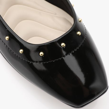 SAPATILHA TACHAS  BICO QUADRADO 5735223 VZ PRETO 34