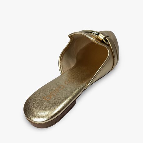 MULE FIVELA 41341003 DOURADO METALIZADA 34