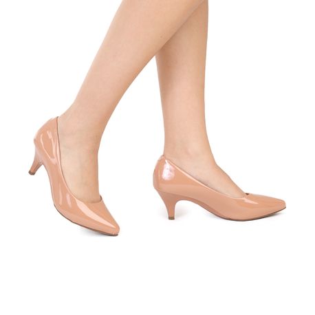 SCARPIN SALTO FINO BAIXO 40761350 VZ NUDE 36