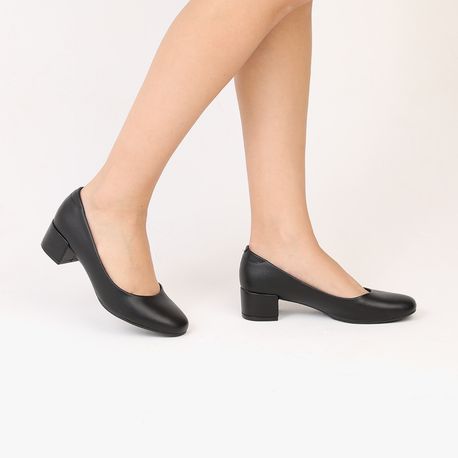 SCARPIN SALTO BAIXO 4301100 PTO NP 34