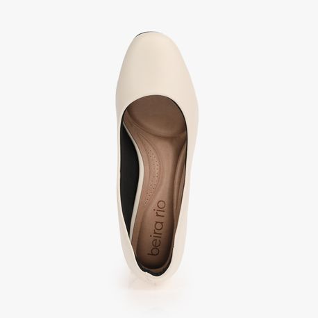 SCARPIN SALTO BAIXO 4301100 BCO OFF NP 34