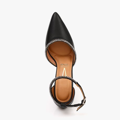 SCARPIN SALTO STRASS 11841580/1180 PRETO 34