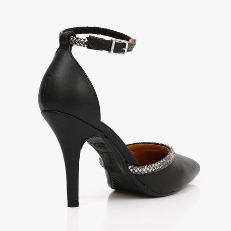 SCARPIN SALTO STRASS 11841580/1180 PRETO 34
