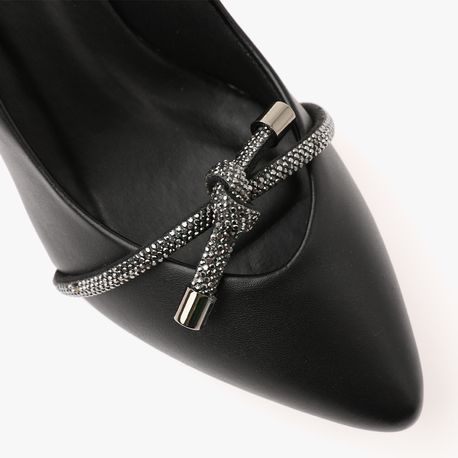 SCARPIN SALTO STRASS 3466343 PTO NP/ONIX MANTA 34