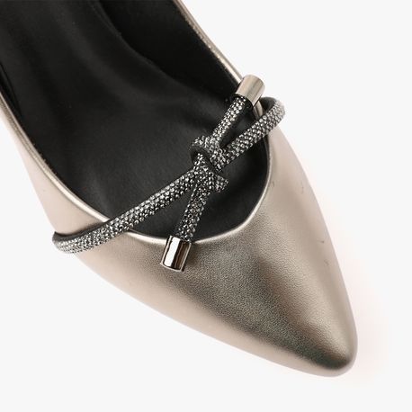 SCARPIN SALTO STRASS 3466343 PRATA VELHO NP EGEU/ONIX MANTA 34