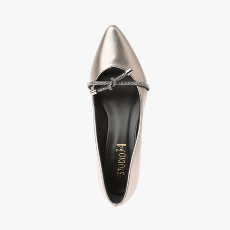 SCARPIN SALTO STRASS 3466343 PRATA VELHO NP EGEU/ONIX MANTA 37