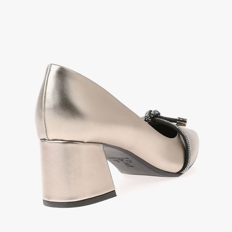SCARPIN SALTO STRASS 3466343 PRATA VELHO NP EGEU/ONIX MANTA 37