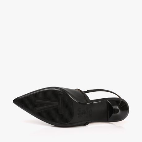 SCARPIN CHANEL TIRA NO MEIO DO PE 1122881 PRETO 35
