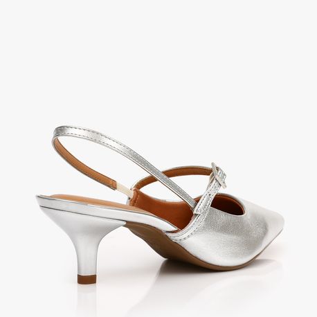 SCARPIN CHANEL TIRA NO MEIO DO PE 1122881 PRATA 34