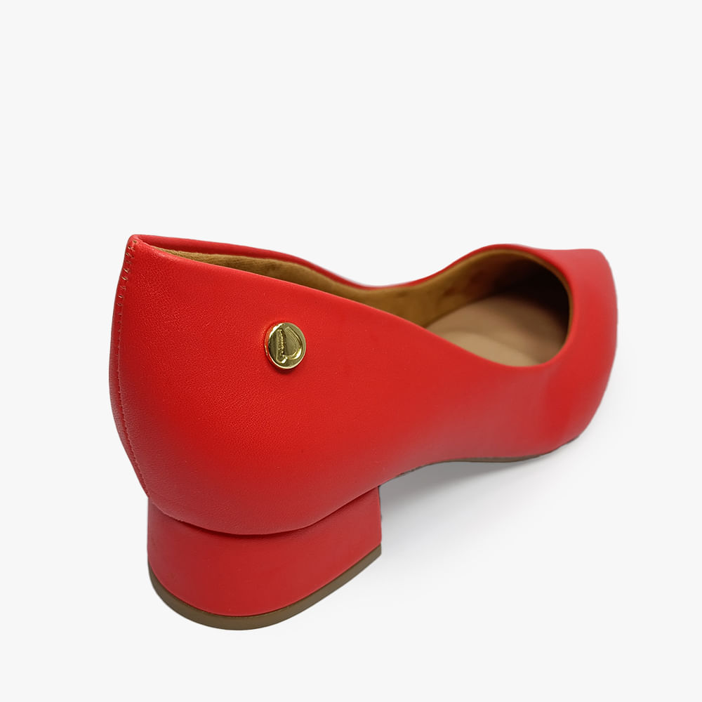 Clearance scarpin vermelho vizzano salto grosso 2025 Black Friday