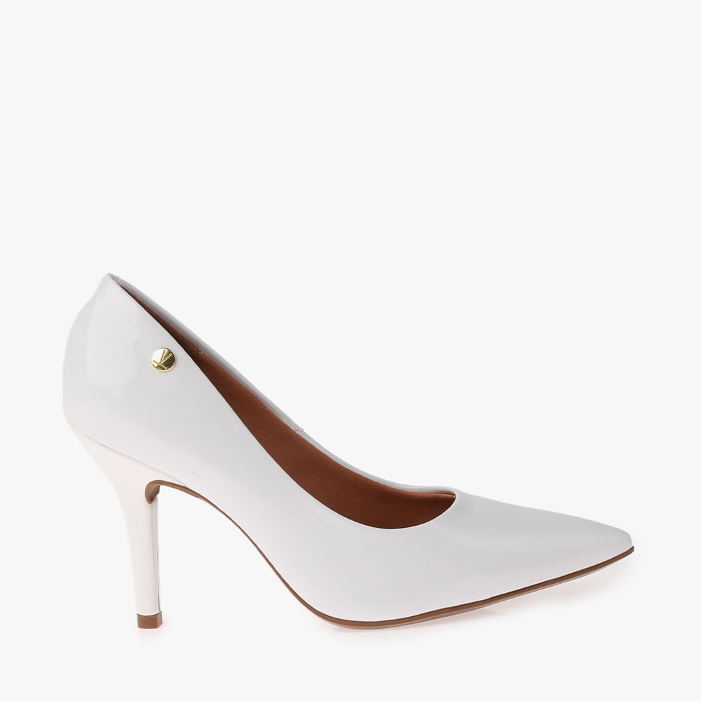 SCARPIN SALTO VERNIZ 11841101VERNIZ BCO VZ 38