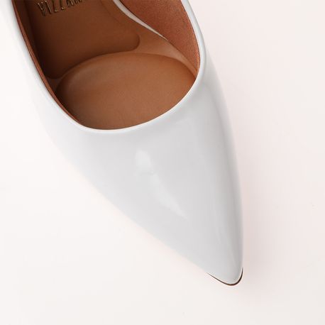 SCARPIN SALTO VERNIZ 11841101VERNIZ BCO VZ 38