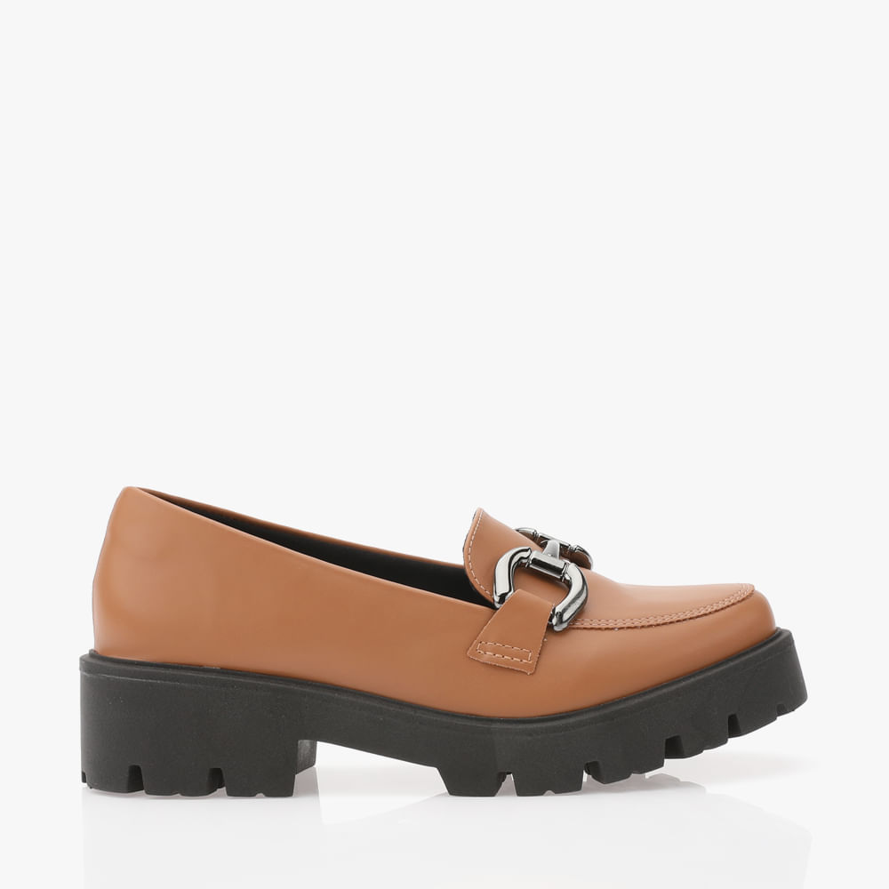 MOCASSIM TRATORADO ENFEITE SD53310354 WHISKY/ONIX/PTO 35