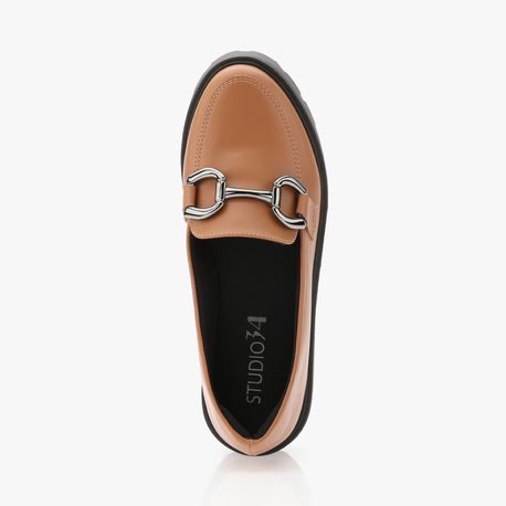 MOCASSIM TRATORADO ENFEITE SD53310354 WHISKY/ONIX/PTO 35