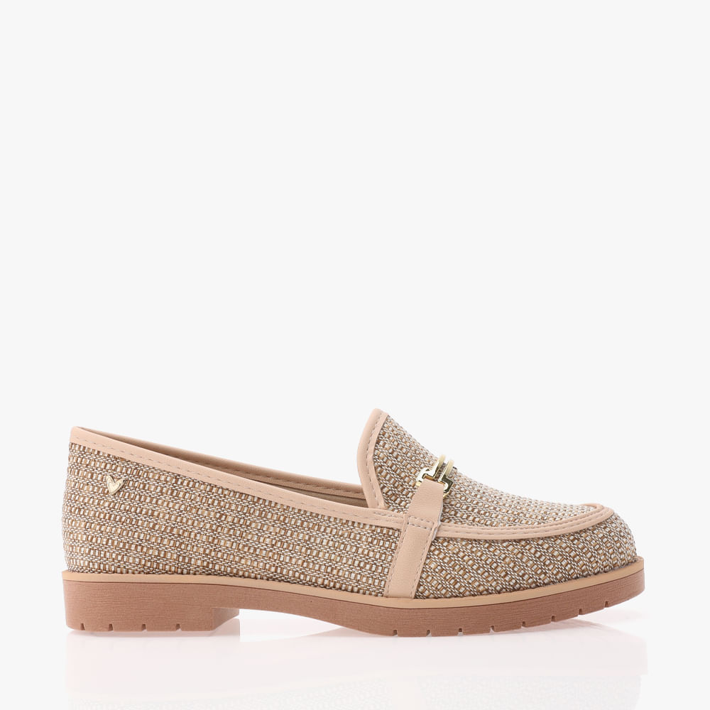 MOCASSIM TRADIONAL COM FIVELA Q9871 NATURAL/DEBRUM BEGE 40