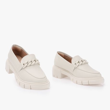 MOCASSIM TRATORADO CORRENTE ANTONELA 1 OFF WHITE/OFF WHITE 34