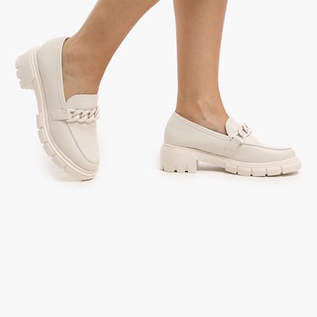 MOCASSIM TRATORADO CORRENTE ANTONELA 1 OFF WHITE/OFF WHITE 34