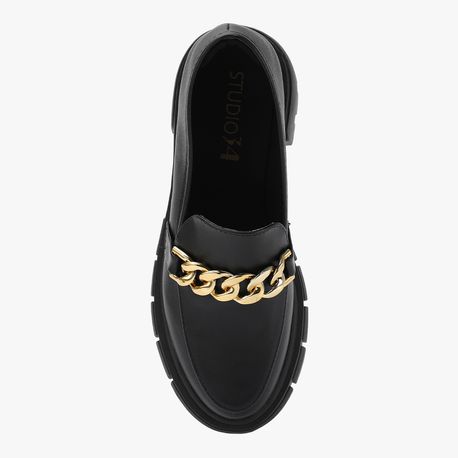 MOCASSIM TRATORADO CORRENTE ANTONELA 1 PTO/DOURADO 35