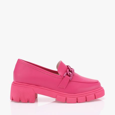 MOCASSIM TRATORADO CORRENTE ANTONELA 1 ROSA SHOCK 35