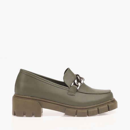 MOCASSIM TRATORADO CORRENTE ANTONELA 1 ARMY/ARMY 35
