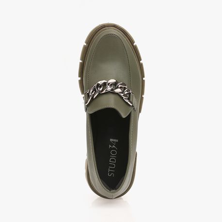 MOCASSIM TRATORADO CORRENTE ANTONELA 1 ARMY/ARMY 35