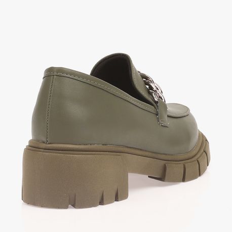 MOCASSIM TRATORADO CORRENTE ANTONELA 1 ARMY/ARMY 35