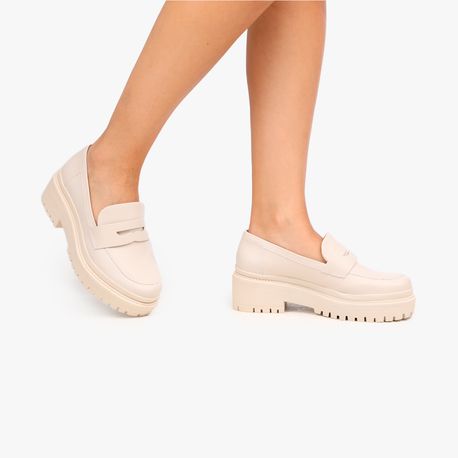 MOCASSIM TRATORADO 2211102 BEGE 34