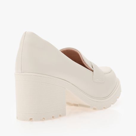 MOCASSIM SALTO SD64610456 OFF WHITE/OFF WHITE/OURO 34