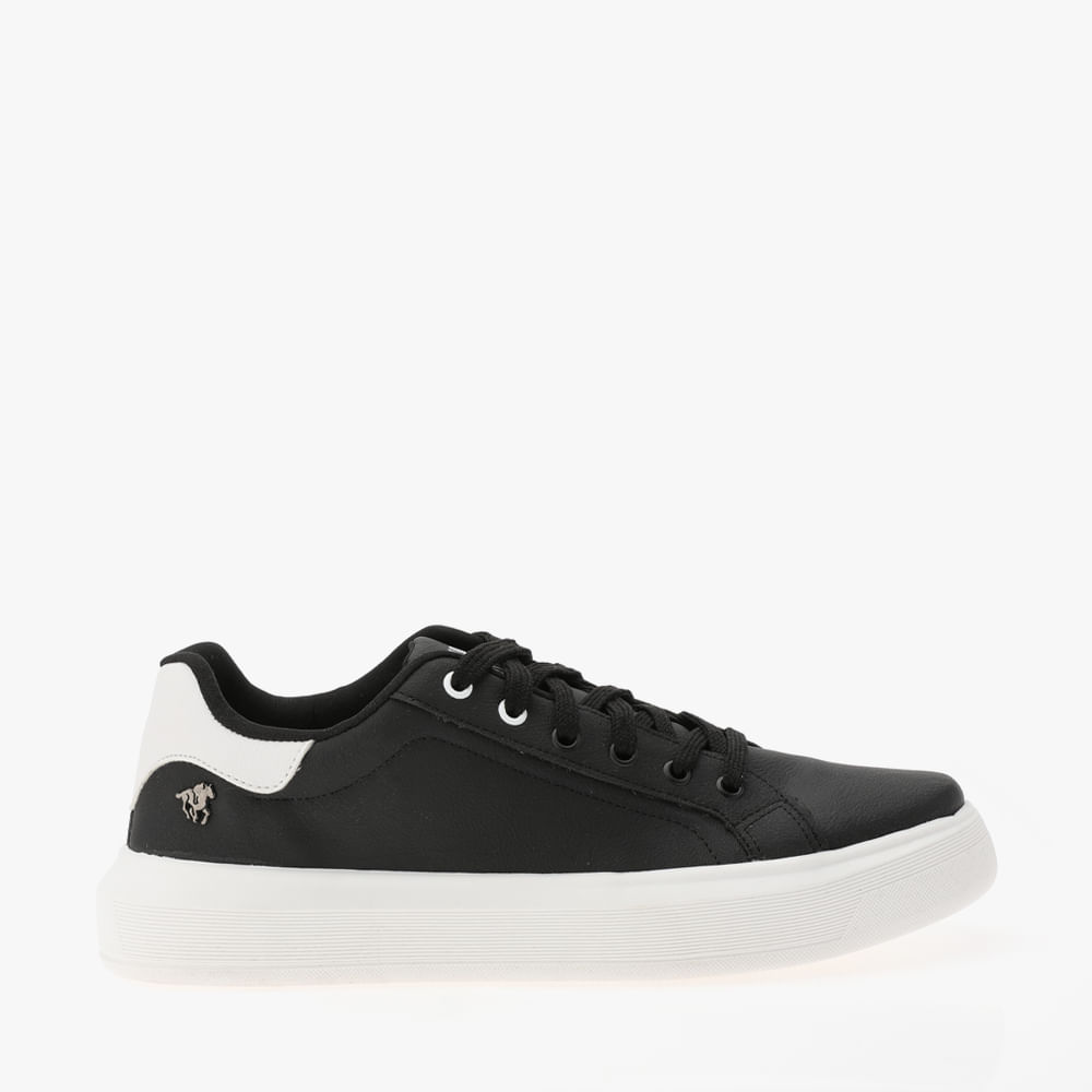 SAPATENIS MODA GO316 PRETO/BRANCO 43