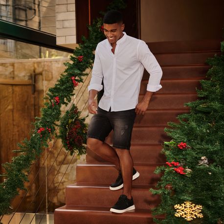 SAPATÊNIS MODA GO397 BRANCO/PRETO 38