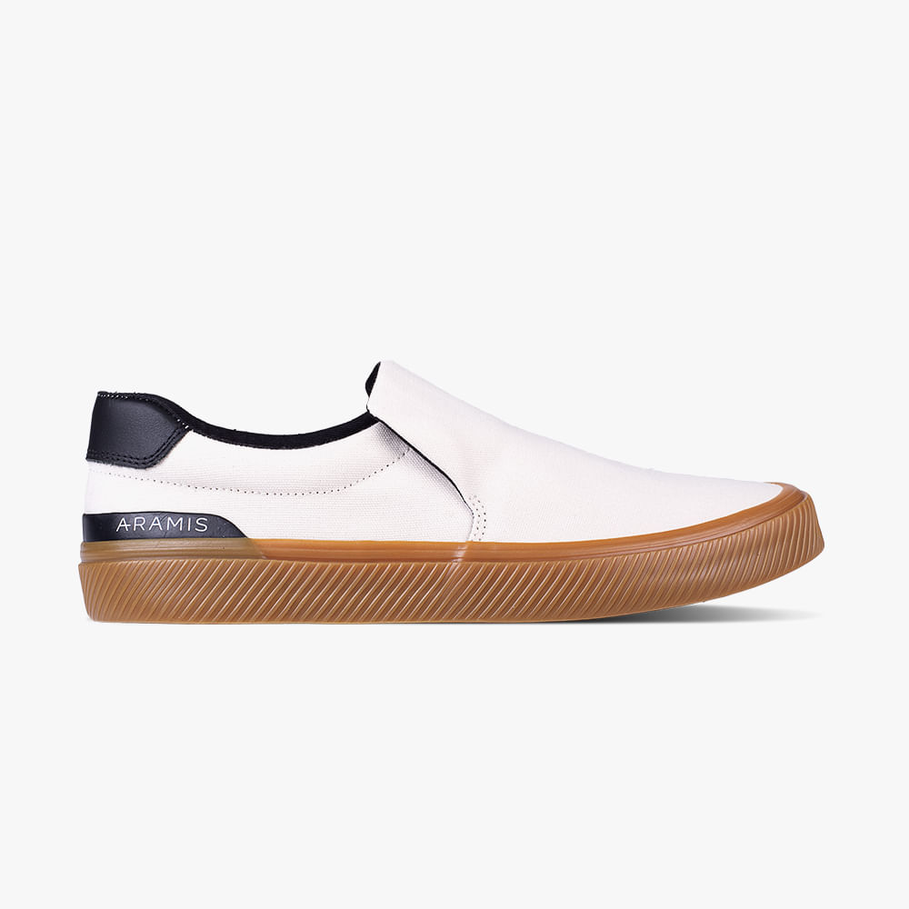 SAPATENIS SLIP ON DAILY SLIP CANVAS ARM037 BEGE 38