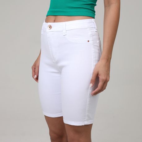 BERMUDA C LYCRA SARJA BRANCA 949692 BRANCO 38